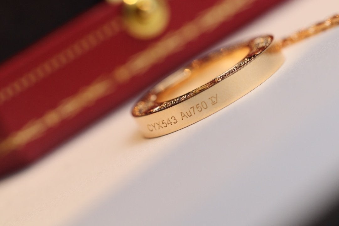[Love Lucky]LOVE NECKLACE ADJUSTABLE ROSE GOLD
