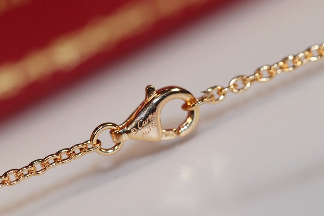 [Love Lucky]LOVE NECKLACE PINK GOLD AND SILVER