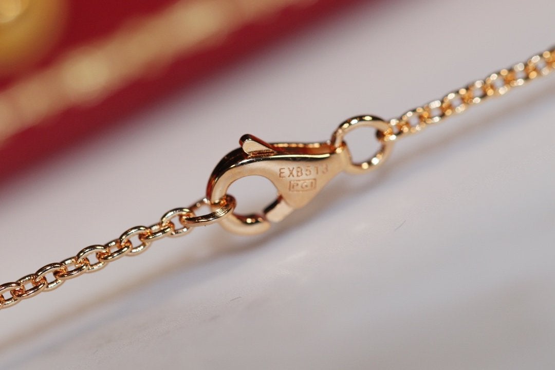 [Love Lucky]LOVE NECKLACE PINK GOLD AND SILVER
