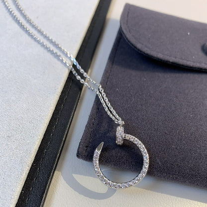 [Love Lucky]JUSTE NECKLACE SILVER DIAMONDS