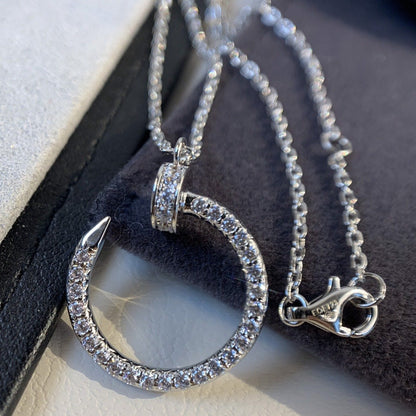 [Love Lucky]JUSTE NECKLACE SILVER DIAMONDS