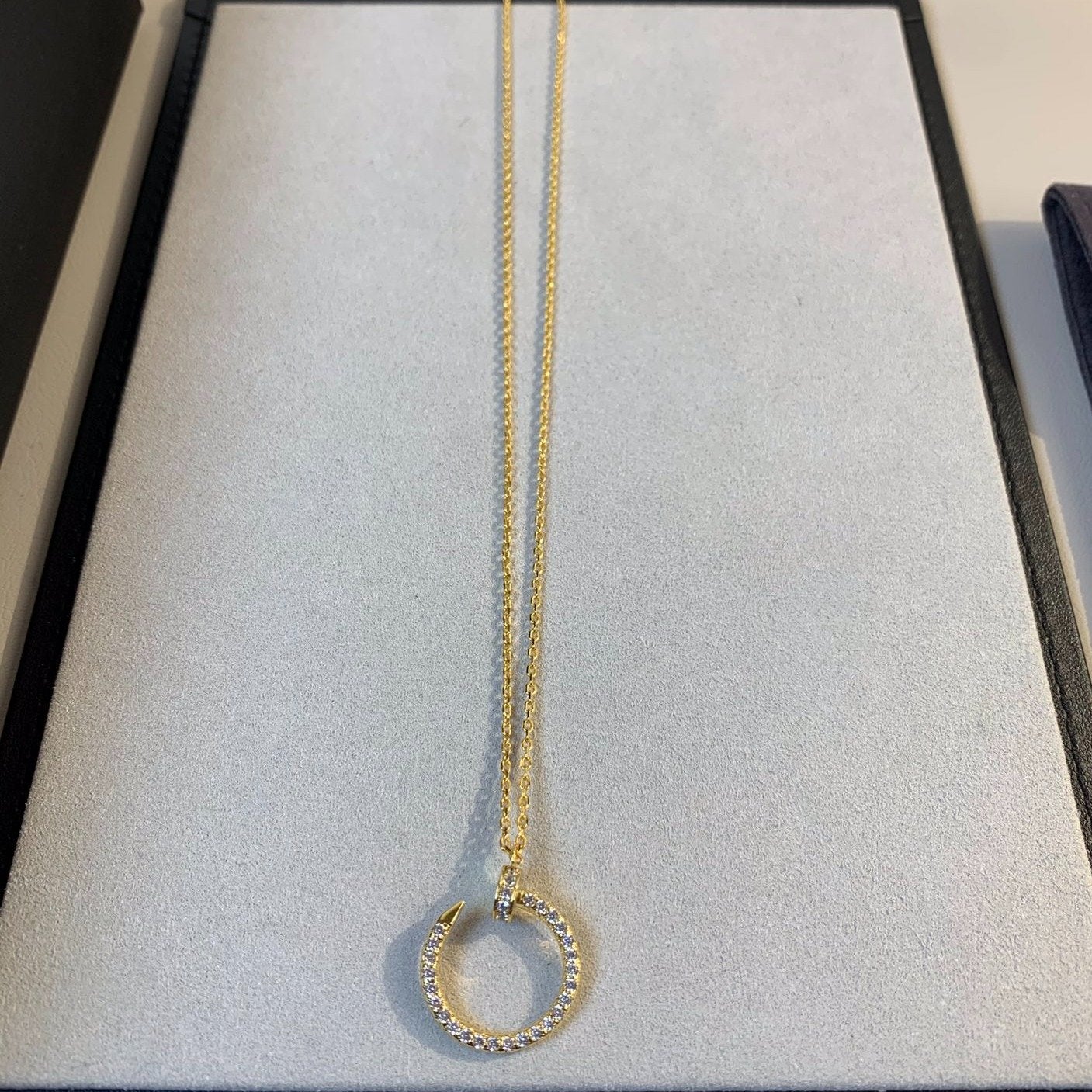 [Love Lucky]JUSTE NECKLACE GOLD DIAMONDS