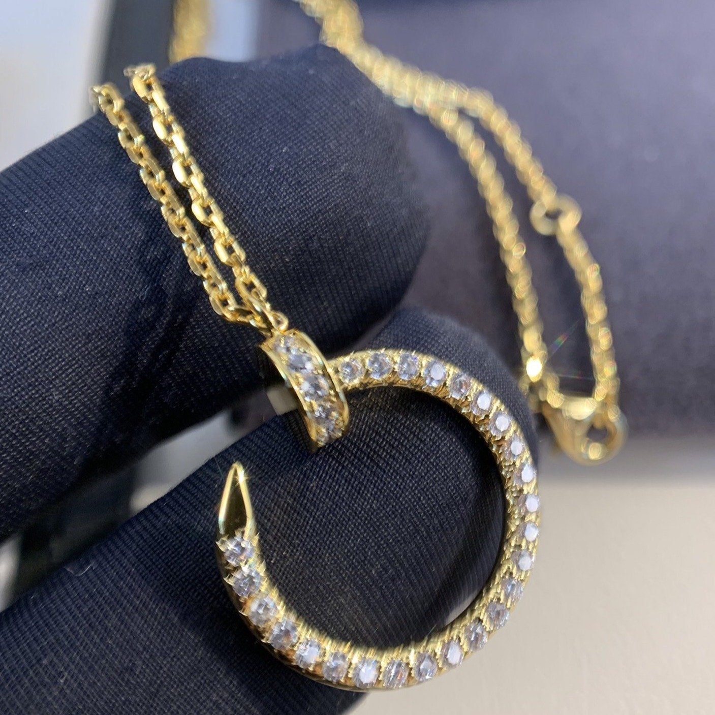 [Love Lucky]JUSTE NECKLACE GOLD DIAMONDS