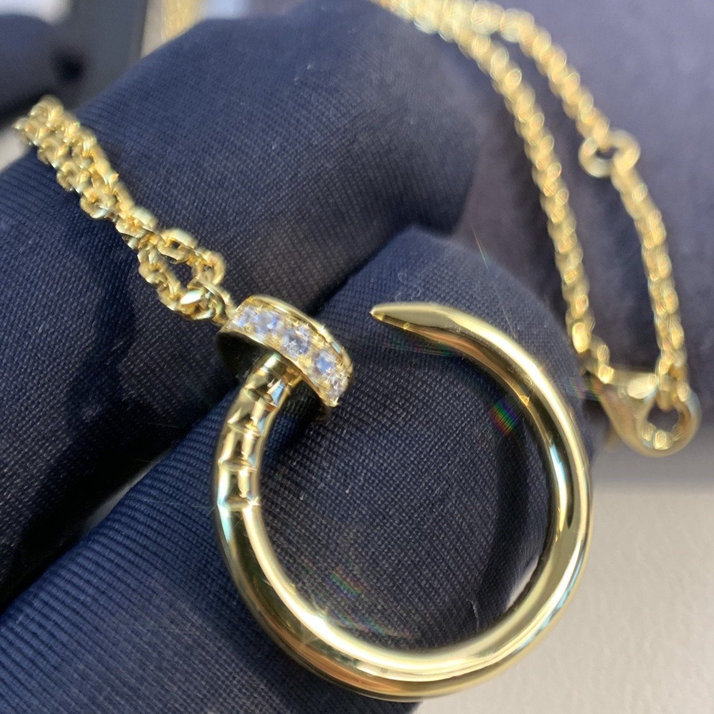[Love Lucky]JUSTE NECKLACE GOLD DIAMONDS