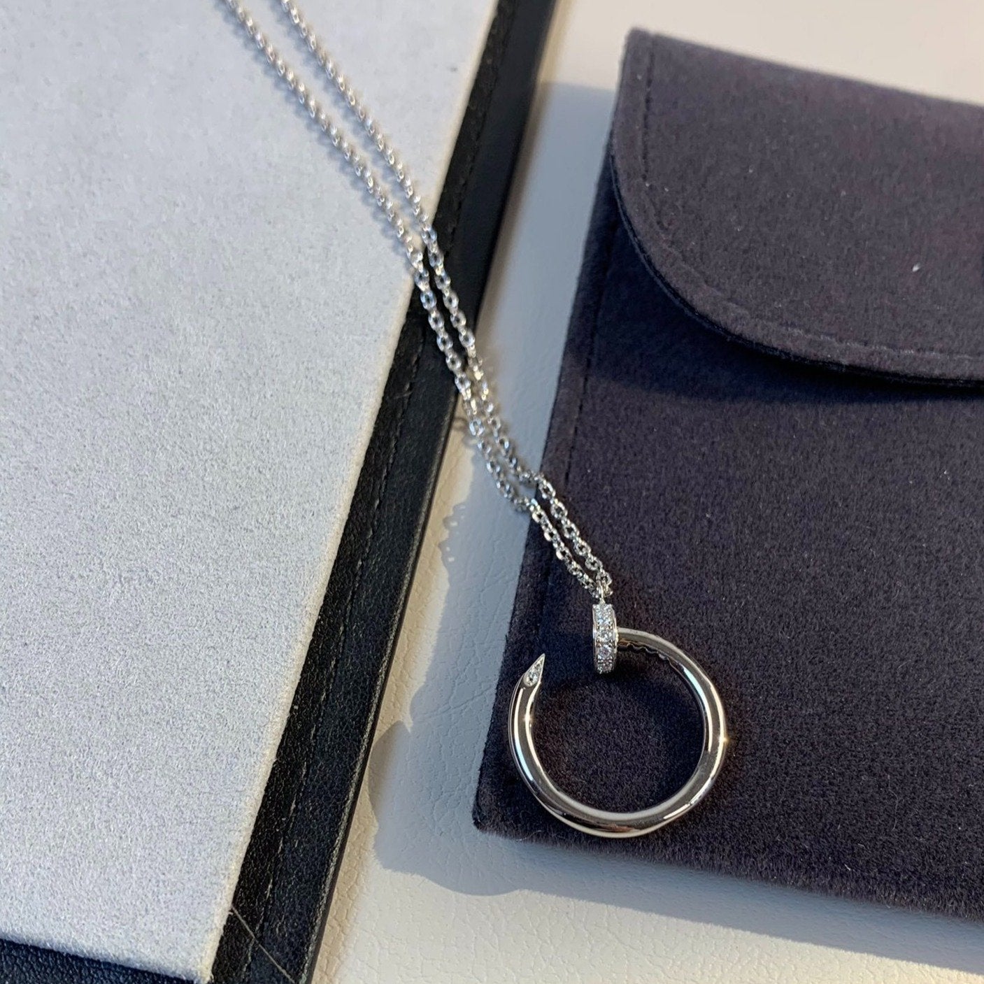 [Love Lucky]JUSTE NECKLACE SILVER