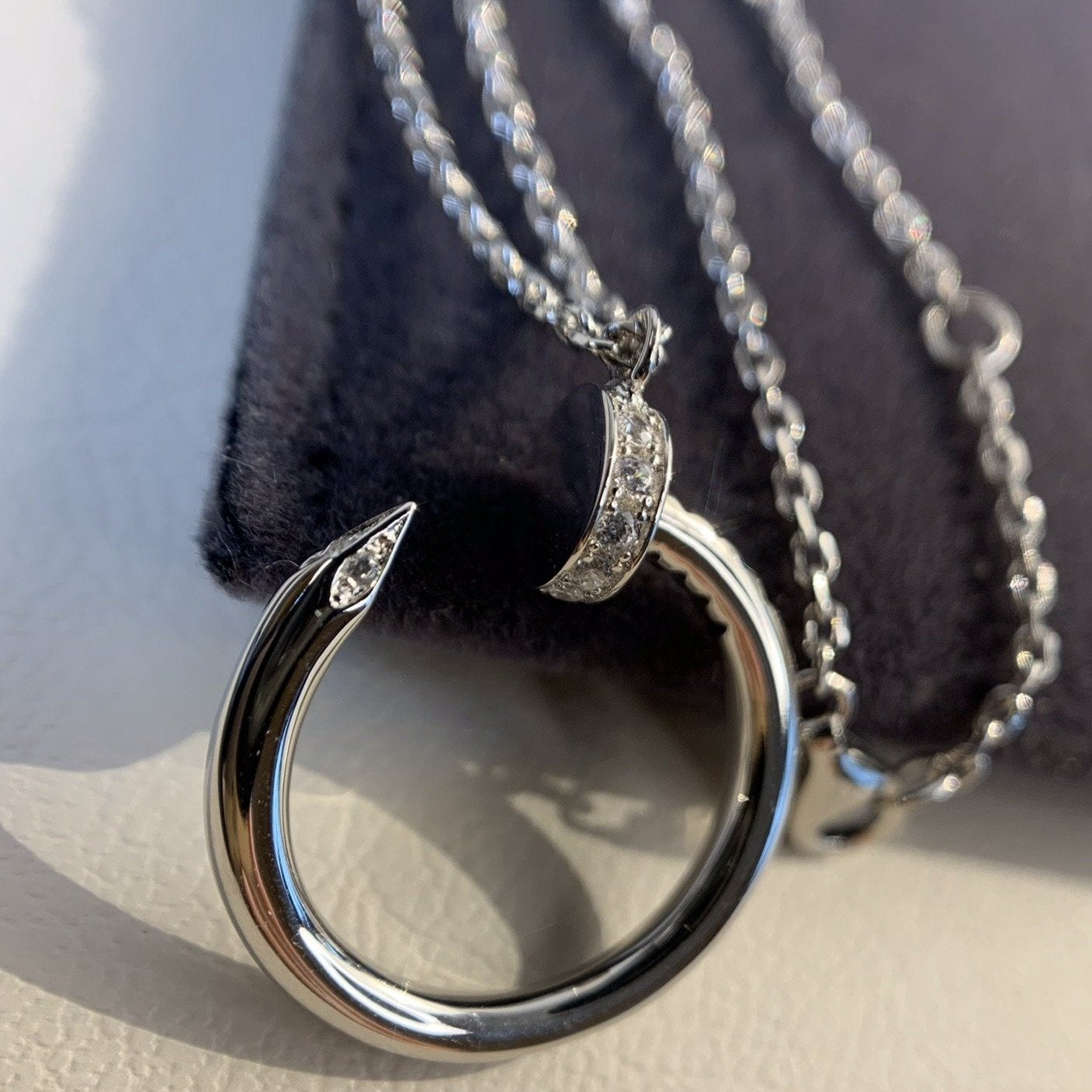 [Love Lucky]JUSTE NECKLACE SILVER