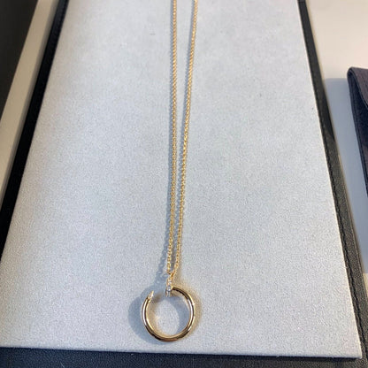 [Love Lucky]JUSTE NECKLACE PINK GOLD