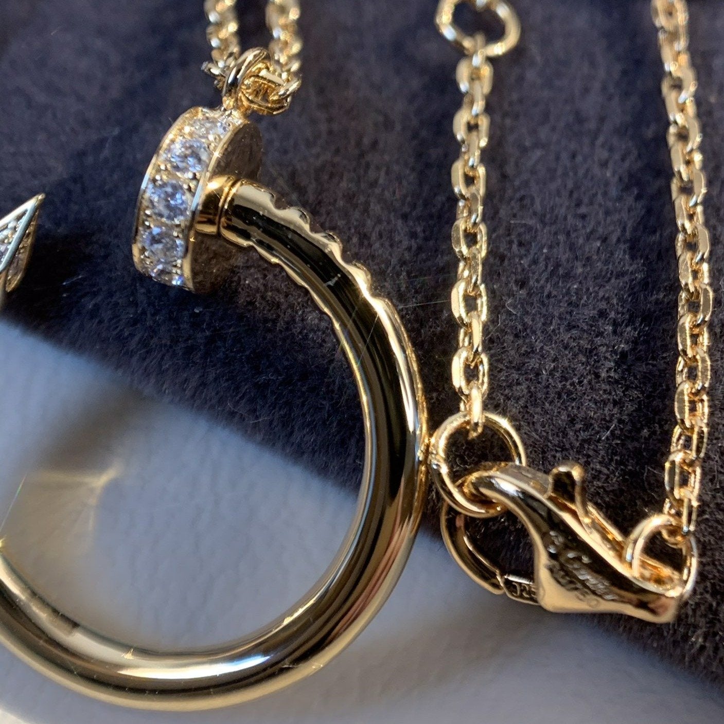 [Love Lucky]JUSTE NECKLACE PINK GOLD