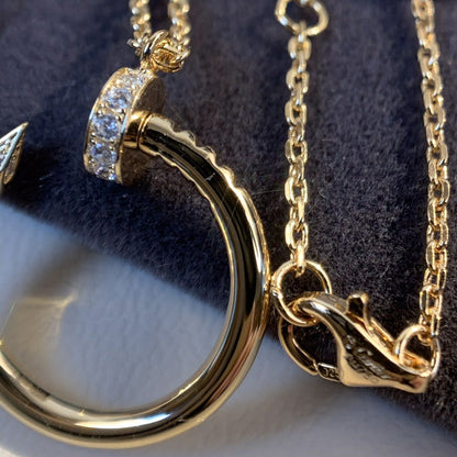 [Love Lucky]JUSTE NECKLACE PINK GOLD