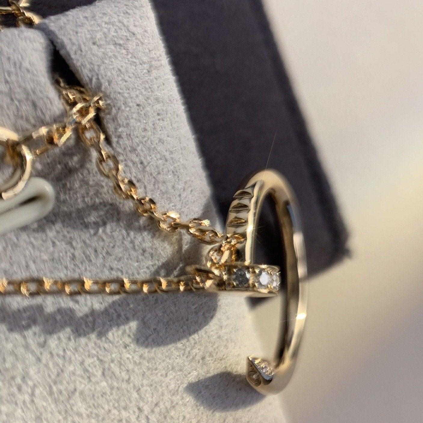 [Love Lucky]JUSTE NECKLACE PINK GOLD