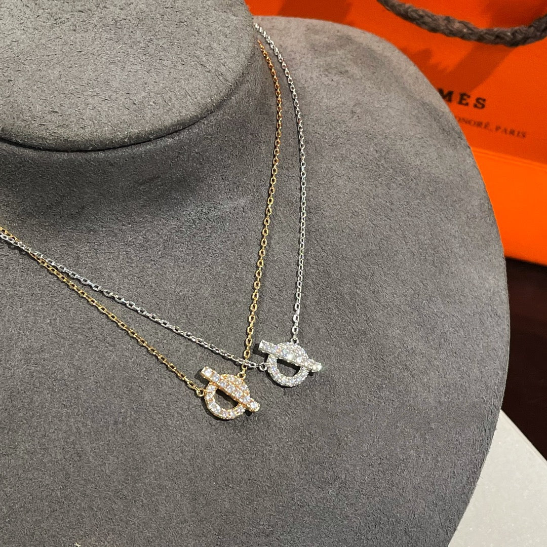 [Love Lucky]ECHAPEE NECKLACE DIAMOND