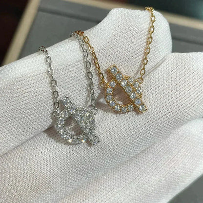 [Love Lucky]ECHAPEE NECKLACE DIAMOND