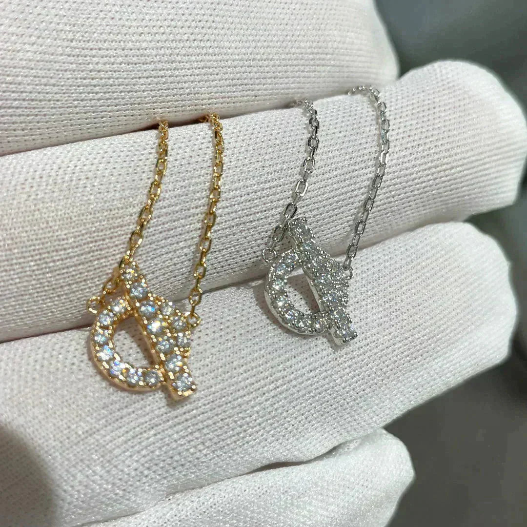 [Love Lucky]ECHAPEE NECKLACE DIAMOND