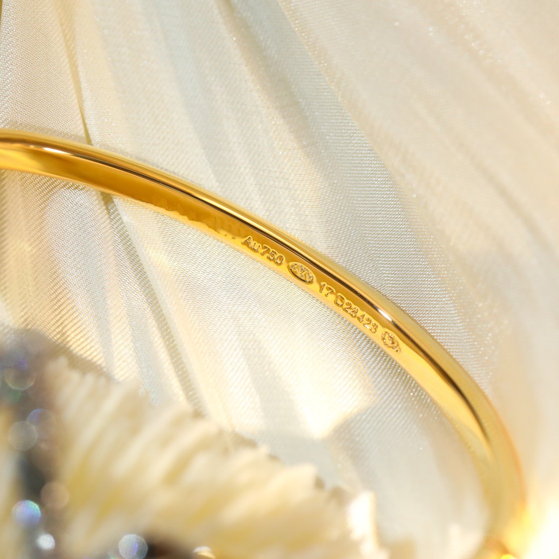[Love Lucky]VOLTE UPSITE DOWN GOLD DIAMOND BRACELET