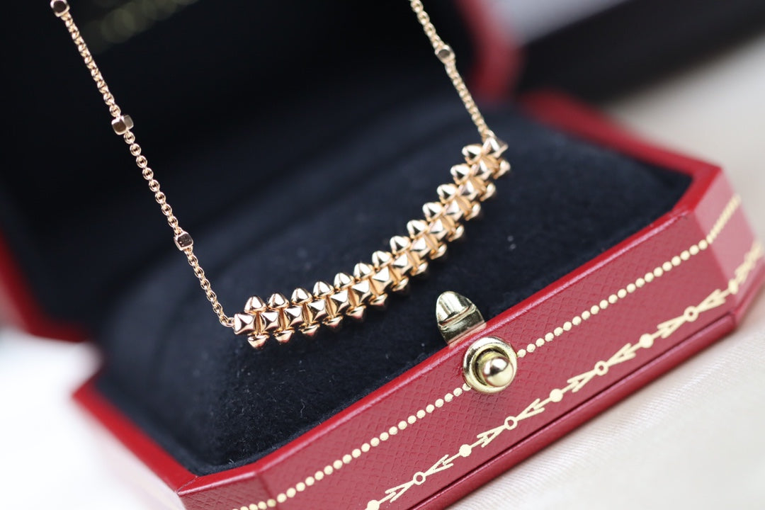 [Love Lucky]CLASH PINK GOLD NECKLACE
