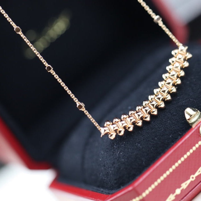 [Love Lucky]CLASH PINK GOLD NECKLACE