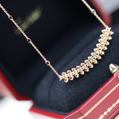 [Love Lucky]CLASH PINK GOLD NECKLACE