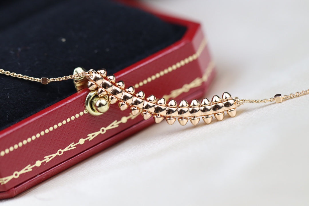 [Love Lucky]CLASH PINK GOLD NECKLACE