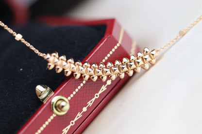 [Love Lucky]CLASH PINK GOLD NECKLACE