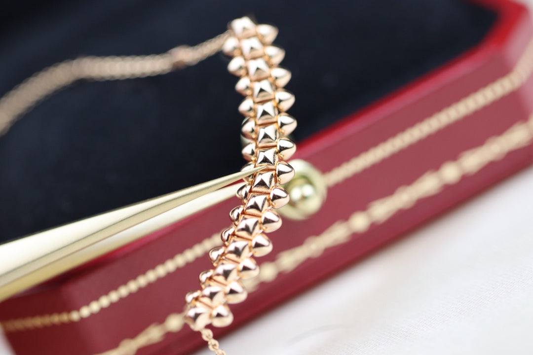 [Love Lucky]CLASH PINK GOLD NECKLACE