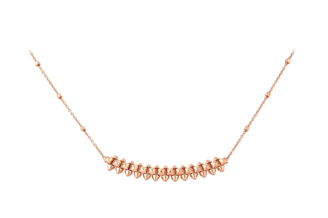 [Love Lucky]CLASH PINK GOLD NECKLACE