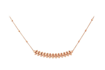 [Love Lucky]CLASH PINK GOLD NECKLACE