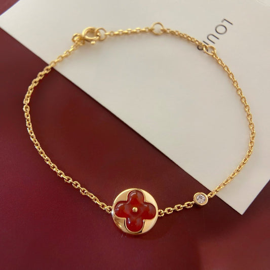 [Love Lucky]SUN PEDANT CARNELIAN BRACELET