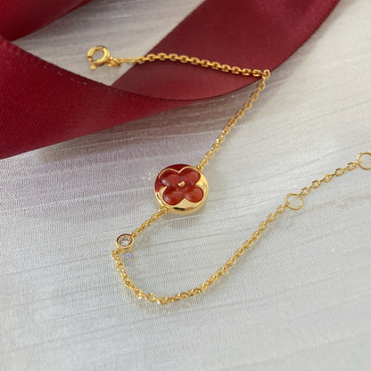 [Love Lucky]SUN PEDANT CARNELIAN BRACELET
