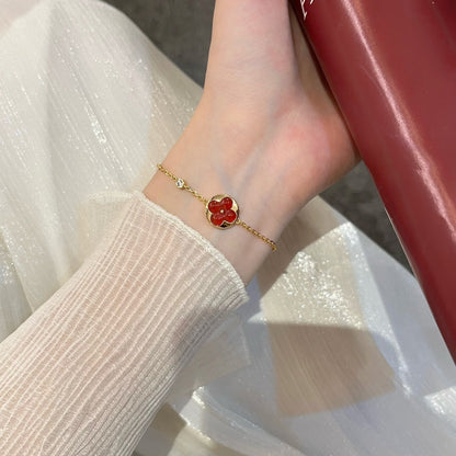 [Love Lucky]SUN PEDANT CARNELIAN BRACELET