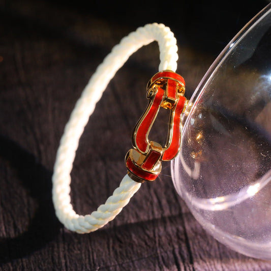 [Love Lucky]FORCE 10 WHITE TEXTILE DIAMOND PAVED