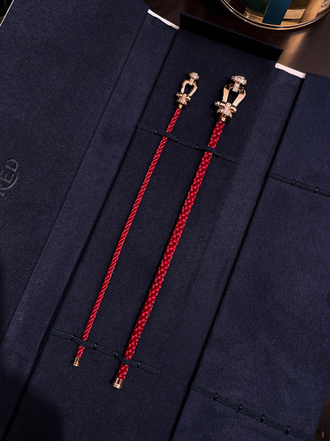 [Love Lucky]FORCE 10 HALF DIAMOND PINK GOLD RED CORDERI LARGE AND MEDIUM MODEL