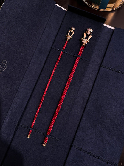 [Love Lucky]FORCE 10 HALF DIAMOND PINK GOLD RED CORDERI LARGE AND MEDIUM MODEL