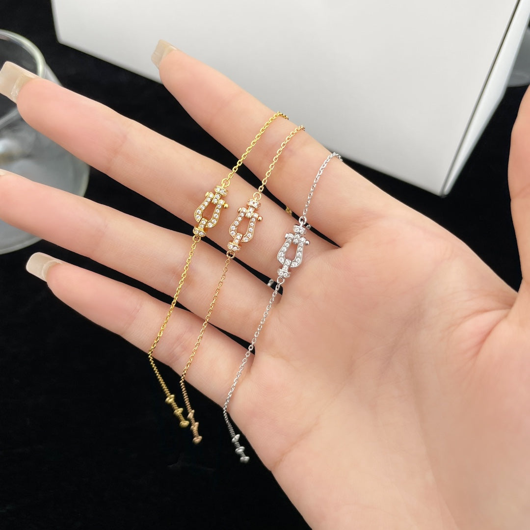 [Love Lucky]FORCE 10 FULL DIAMOND BUCKLE CHAIN LINK MINI MODEL