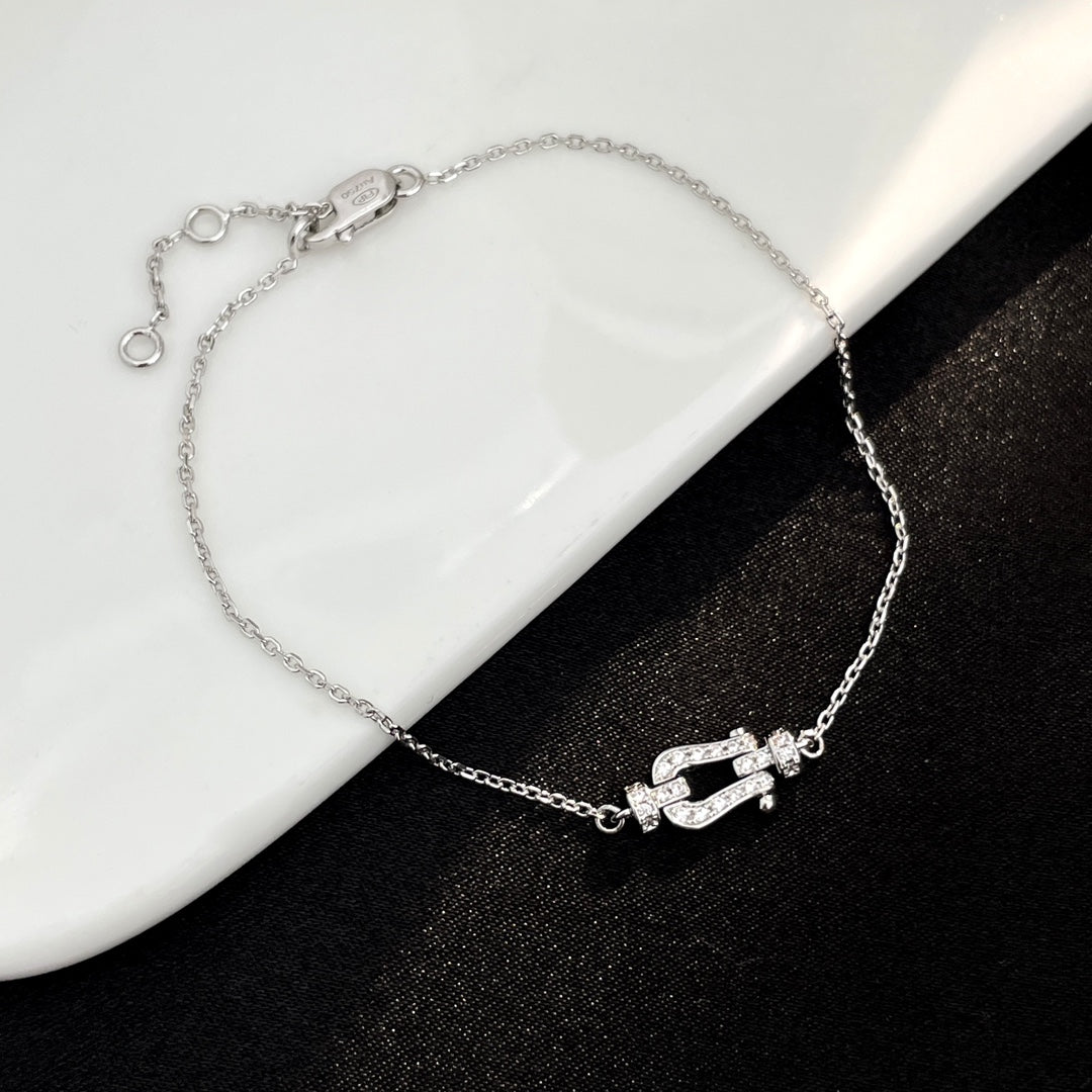 [Love Lucky]FORCE 10 FULL DIAMOND BUCKLE CHAIN LINK MINI MODEL