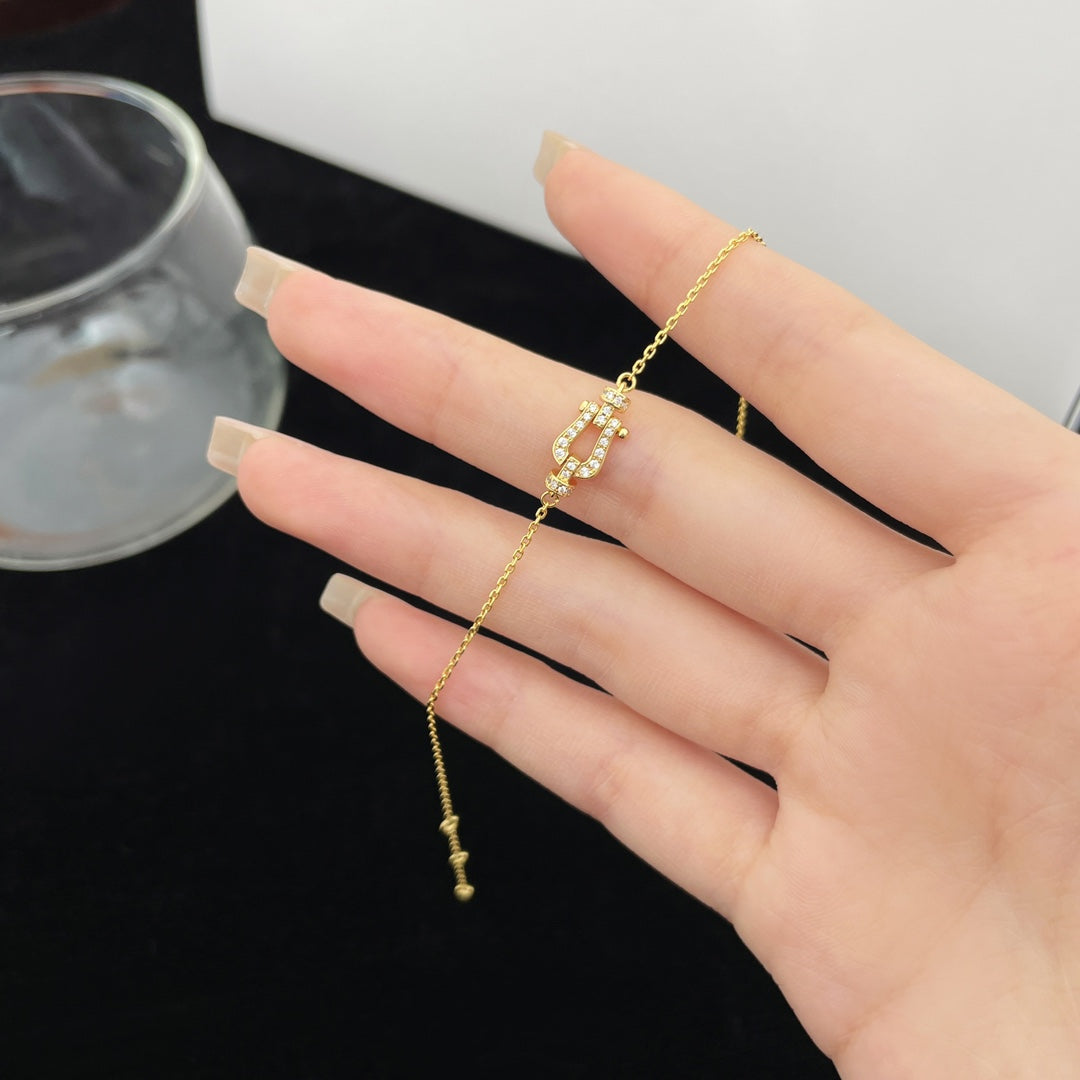 [Love Lucky]FORCE 10 FULL DIAMOND BUCKLE CHAIN LINK MINI MODEL