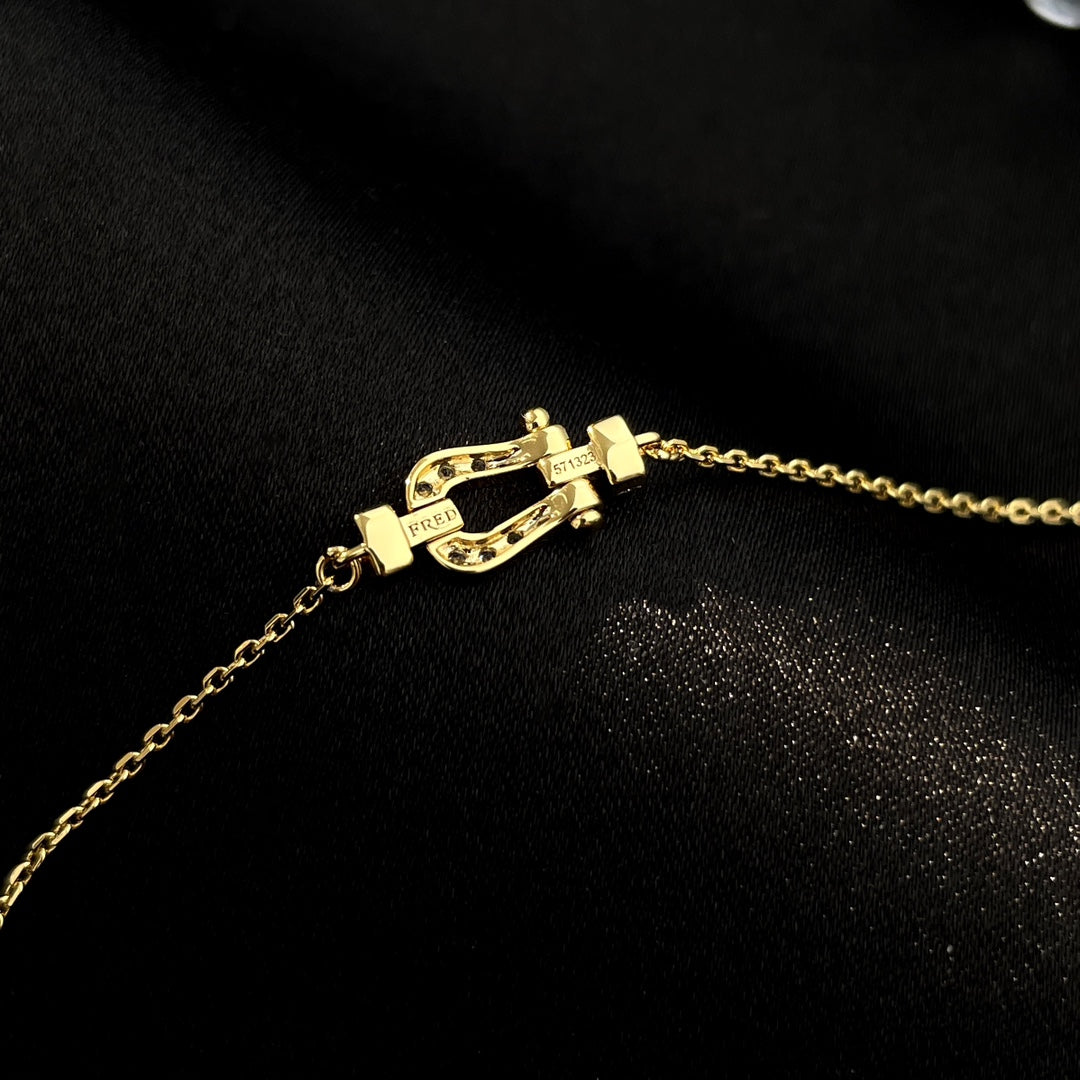 [Love Lucky]FORCE 10 FULL DIAMOND BUCKLE CHAIN LINK MINI MODEL