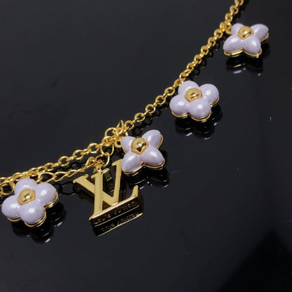 [Love Lucky]LOGO 6 MOTIF STAR AND SUN GOLD BRACELET