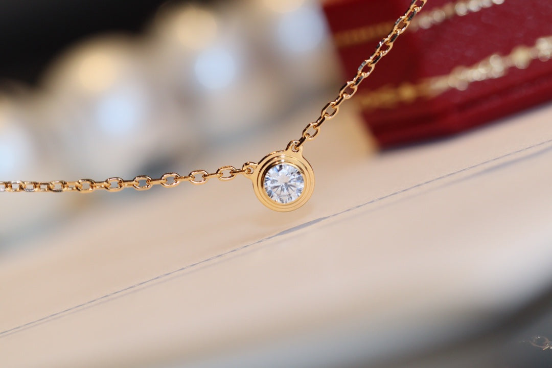 [Love Lucky]DAMOUR DIAMOND NECKLACE