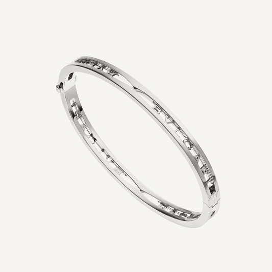 [Love Lucky]ZERO 1 SPIRAL LOGO SILVER BRACELET