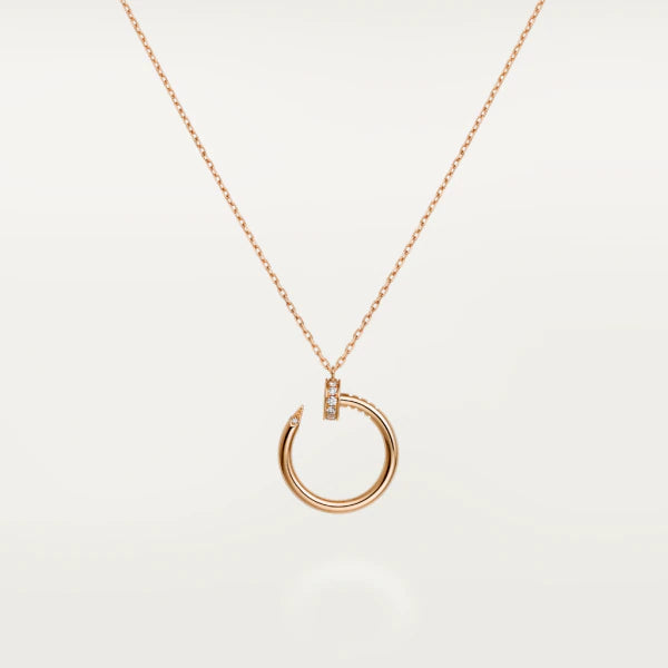 [Love Lucky]JUSTE NECKLACE PINK GOLD