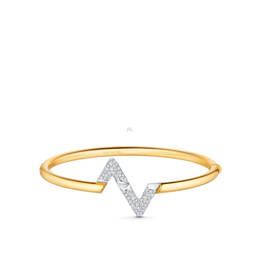 [Love Lucky]VOLTE UPSITE DOWN GOLD DIAMOND BRACELET