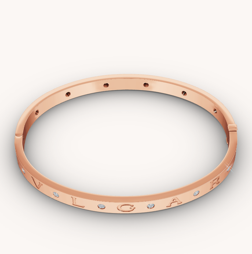 [Love Lucky]ZERO 1 PINK GOLD 12 DIAMONDS BRACELET