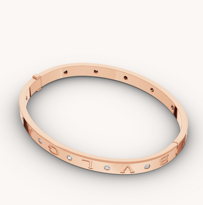 [Love Lucky]ZERO 1 PINK GOLD 12 DIAMONDS BRACELET