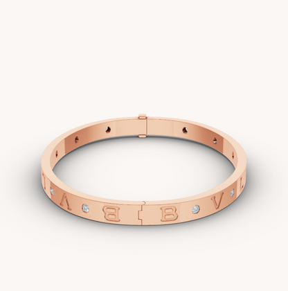 [Love Lucky]ZERO 1 PINK GOLD 12 DIAMONDS BRACELET