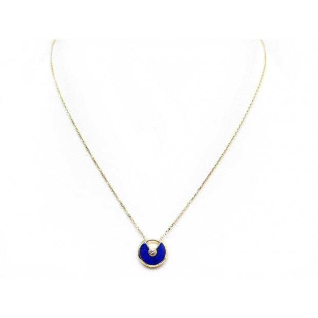 [Love Lucky]AMULETTE ROSE GOLD AGATE NECKLACE
