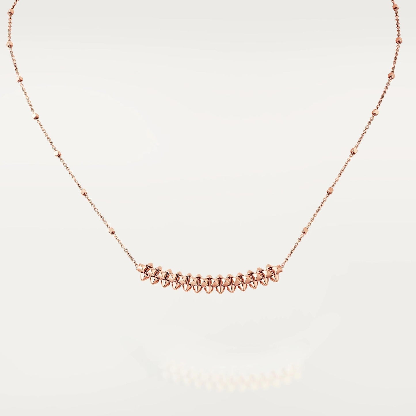 [Love Lucky]CLASH PINK GOLD NECKLACE