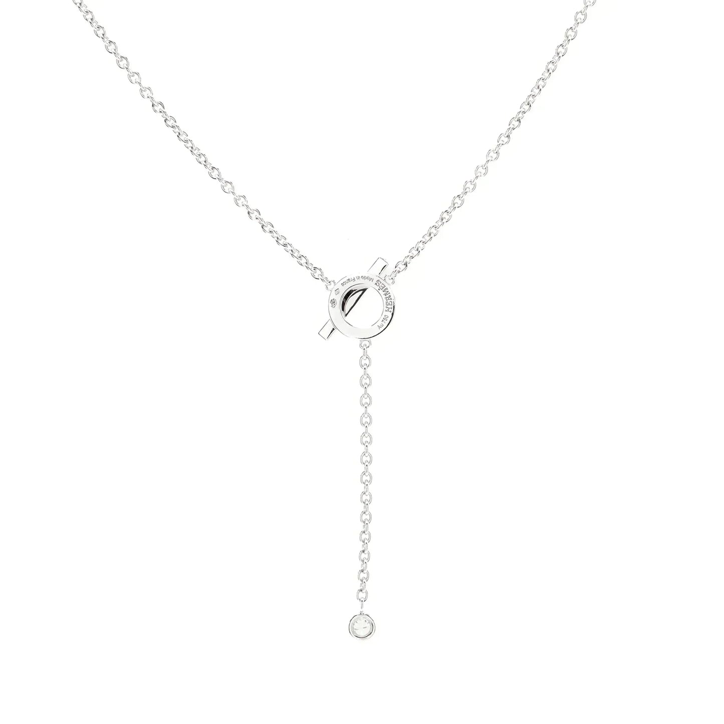 [Love Lucky]FINESSE SILVER DIAMOND NECKLACE