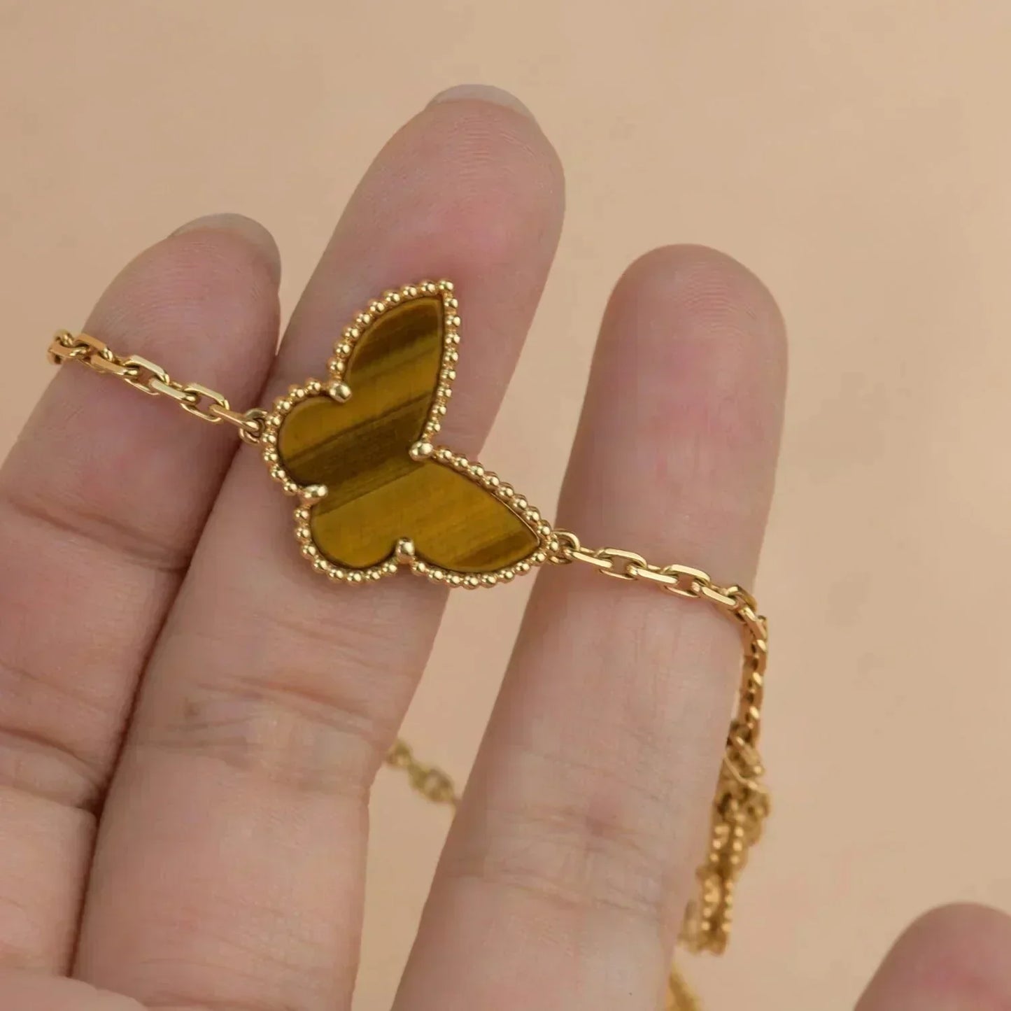 [Love Lucky]LUCKY SPRING 5 MOTIF GOLD BRACELET