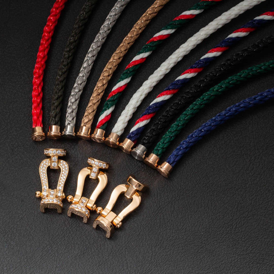 [Love Lucky]FORCE LARGE HORSESHOE NO DIAMOND BRACELET GOLD