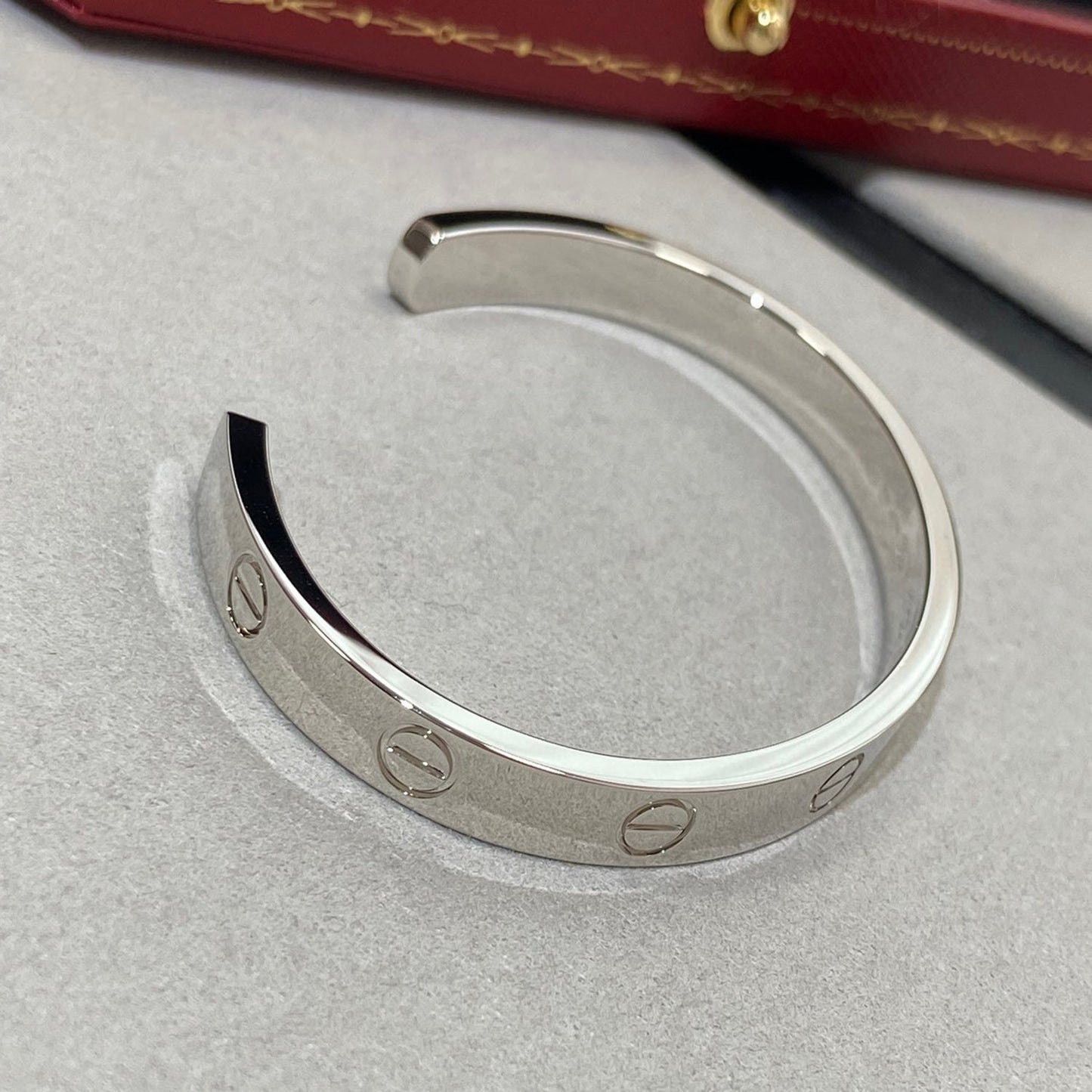 [Love Lucky]LOVE BRACELET 6.1MM 1 DIAMOND OPEN CUFF